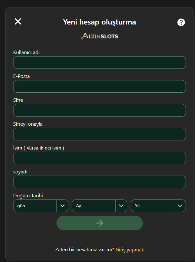 Altınslots Giriş