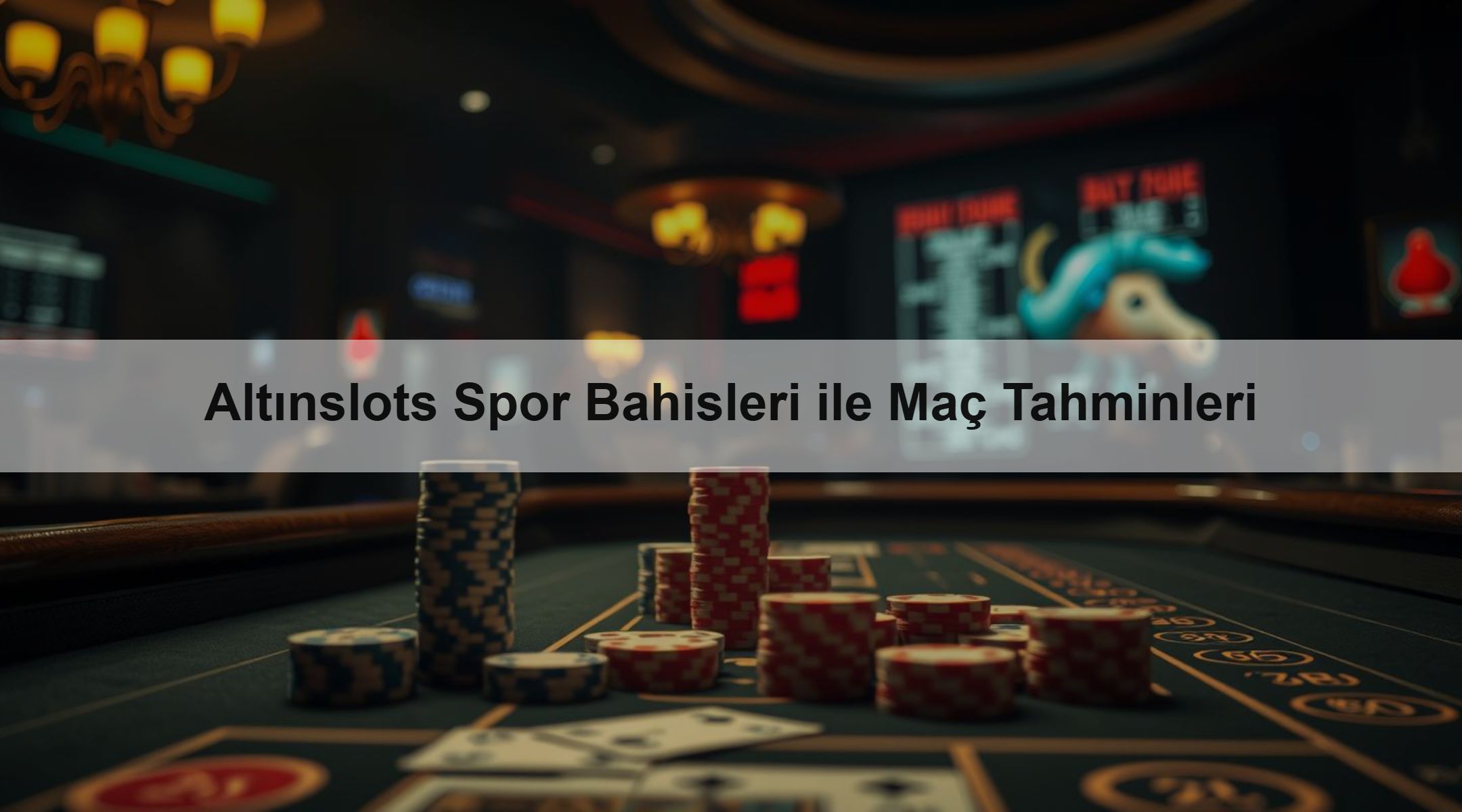 Altınslots Spor Bahisleri ile Maç Tahminleri